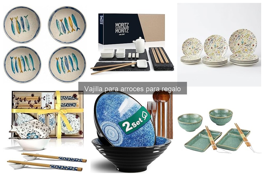 Ideas únicas para regalar vajilla para arroces