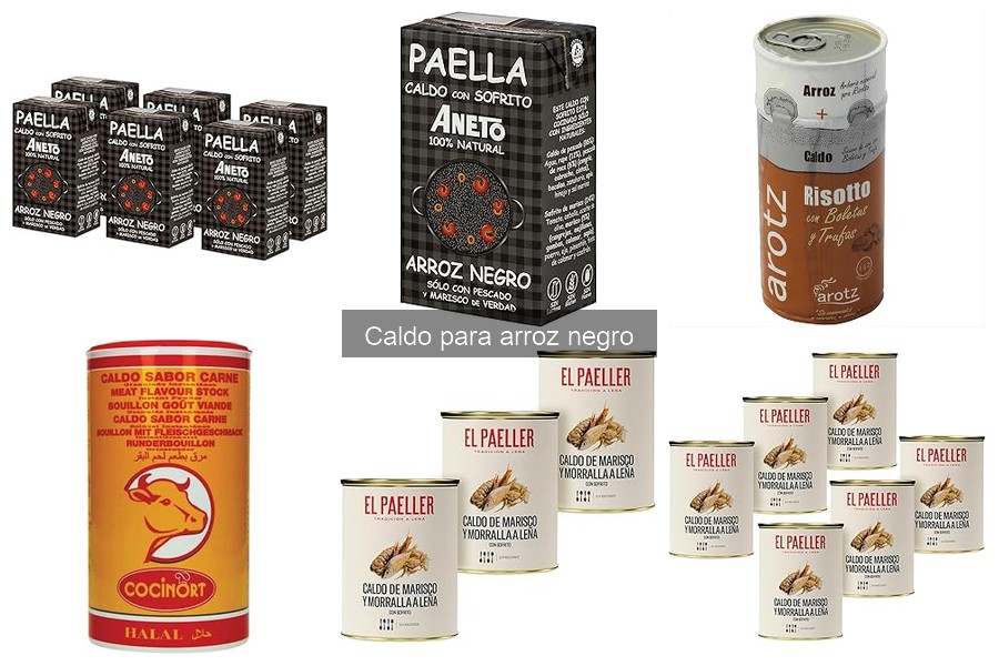 Ingredientes Clave del Caldo para Arroz Negro