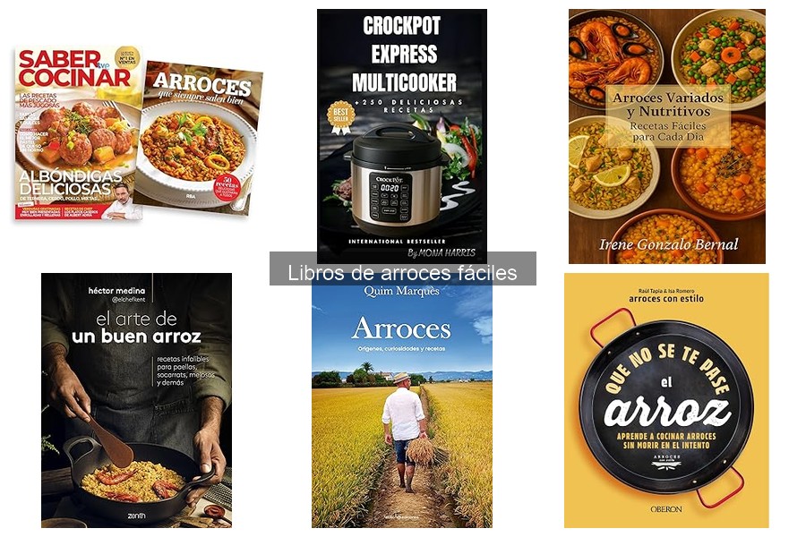 Libros de arroces fáciles para dietas especiales