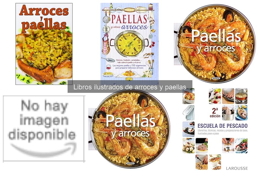 Libros ilustrados de arroces: principiantes vs. expertos
