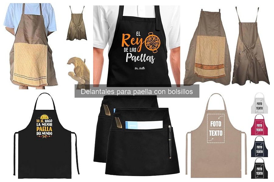 Mantenimiento de Delantales para Paella con Bolsillos