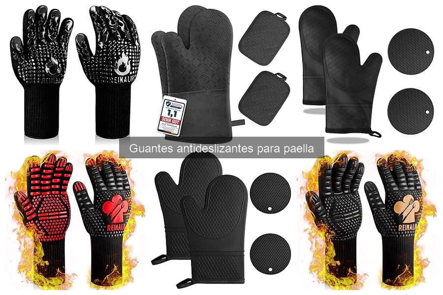 Mantenimiento de guantes antideslizantes para paella: consejos clave