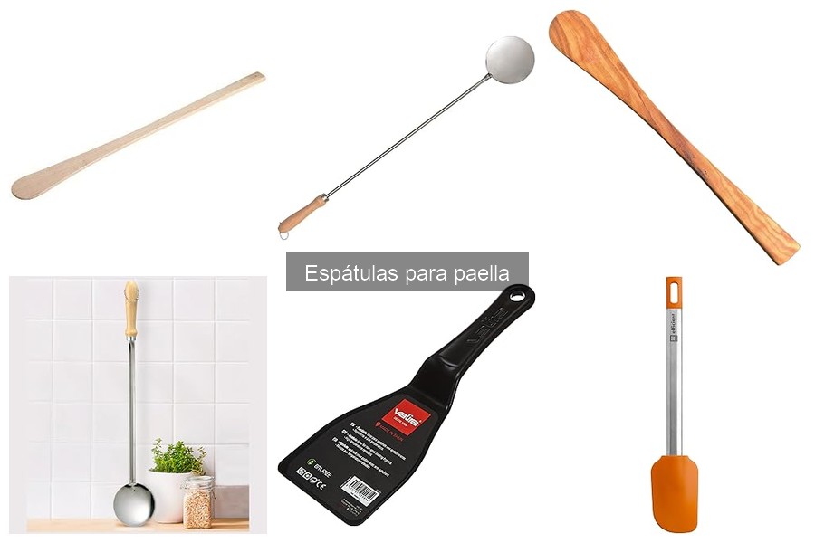 Mantenimiento y limpieza de espátulas para paella