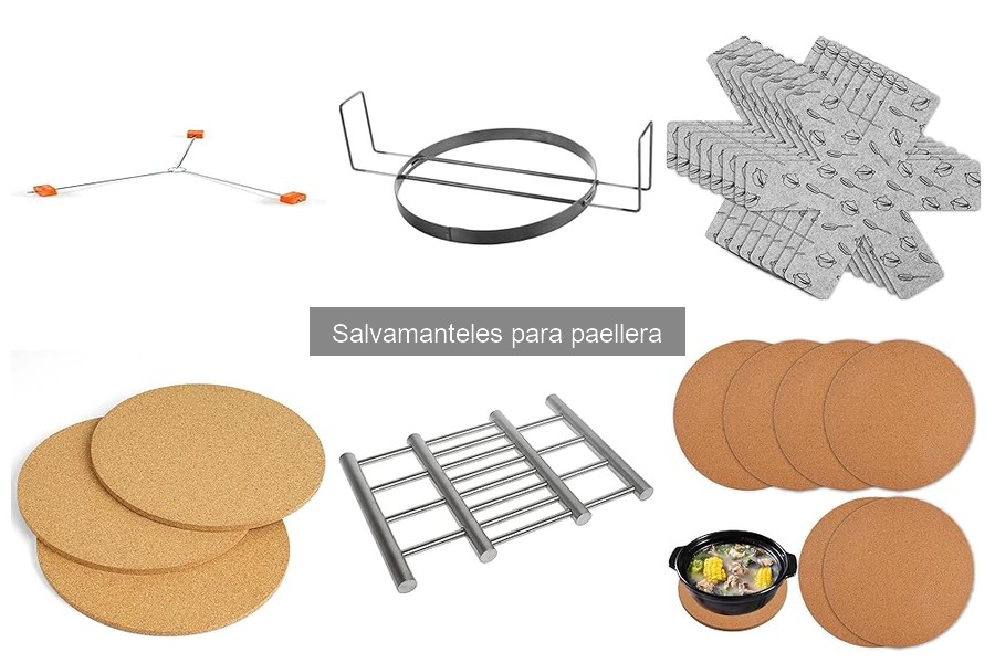 Mantenimiento y limpieza de salvamanteles para paellera