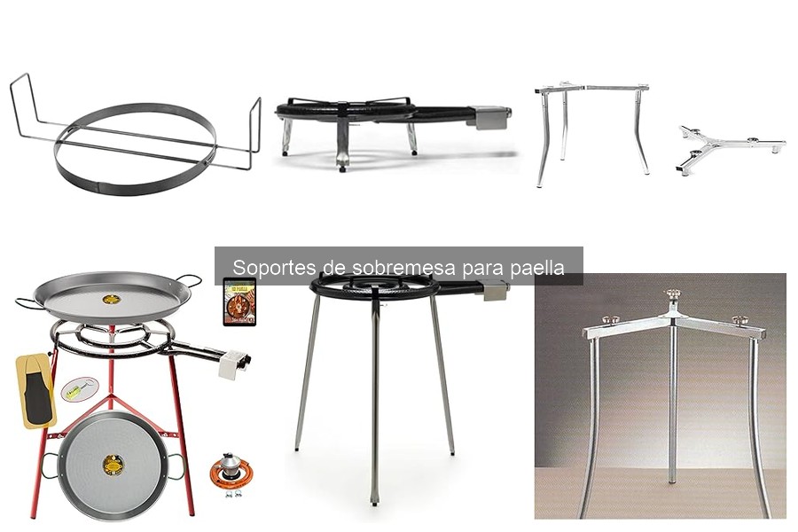 Mantenimiento y limpieza de soportes de sobremesa para paella