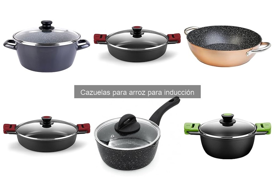 Materiales de cazuelas para arroz de inducción: Guía completa
