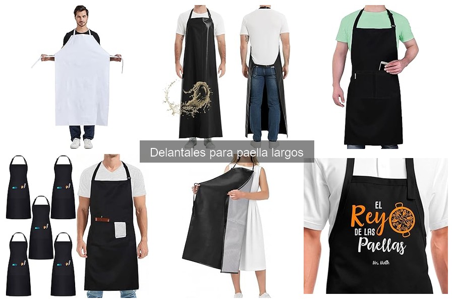 Mejor material para delantales largos de paella: guía completa