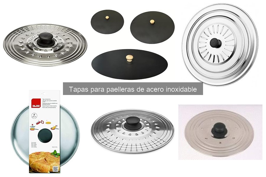 Mejora tus recetas con tapas para paelleras de acero inoxidable