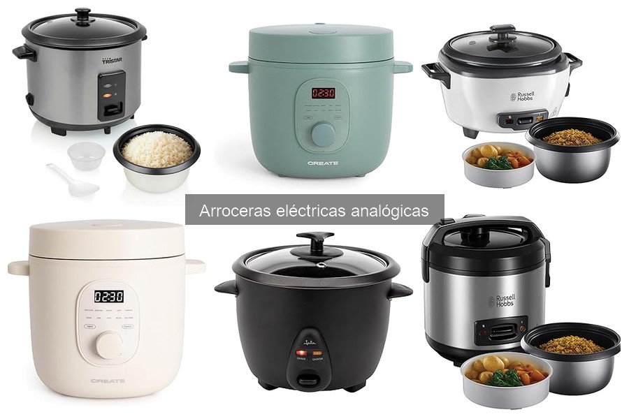 Mejores arroceras eléctricas analógicas del mercado 2023