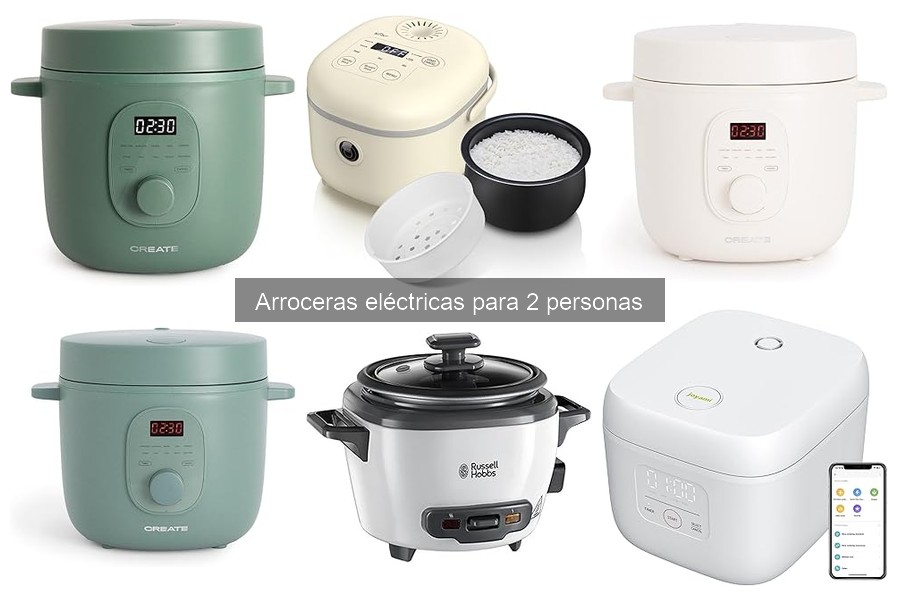Mejores arroceras eléctricas para 2 personas: guía y comparativa