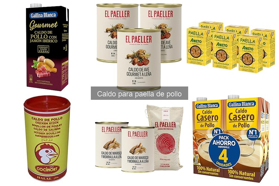 Mejores caldos para paella de pollo: comparativa 2023