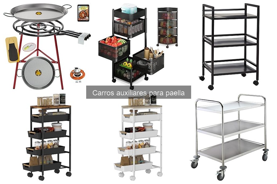 Mejores carros auxiliares para paella 2023: comparativa y precios