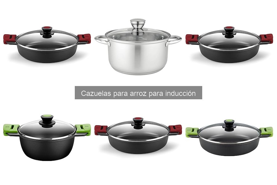 Mejores cazuelas para arroz de inducción 2023: Comparativa