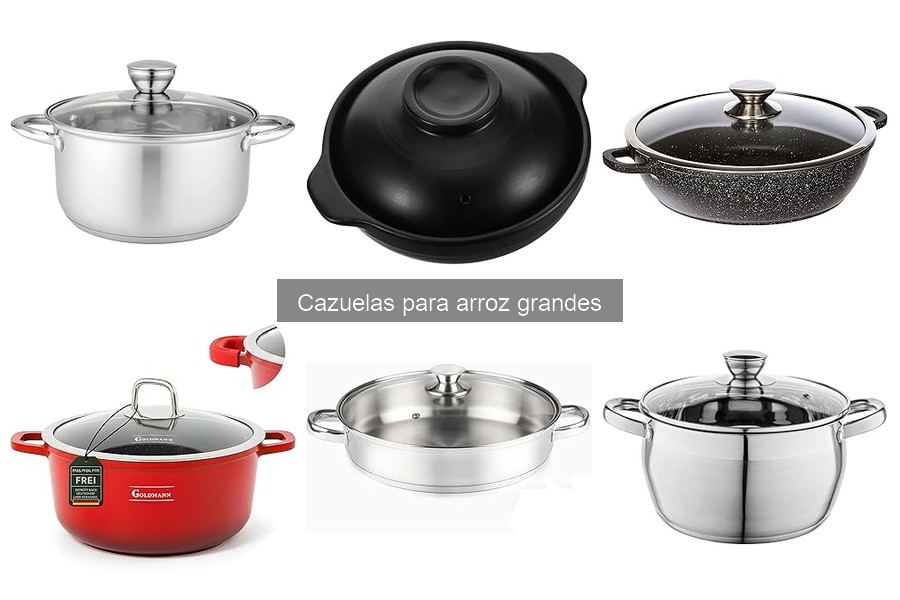 Mejores cazuelas para arroz grande: comparativa y recomendaciones