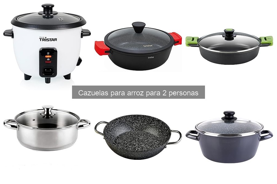 Mejores cazuelas para arroz para 2 personas: comparativa 2023