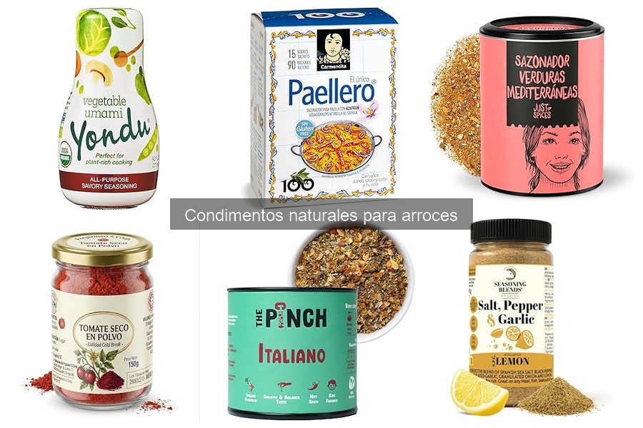 Mejores condimentos naturales para realzar tus arroces