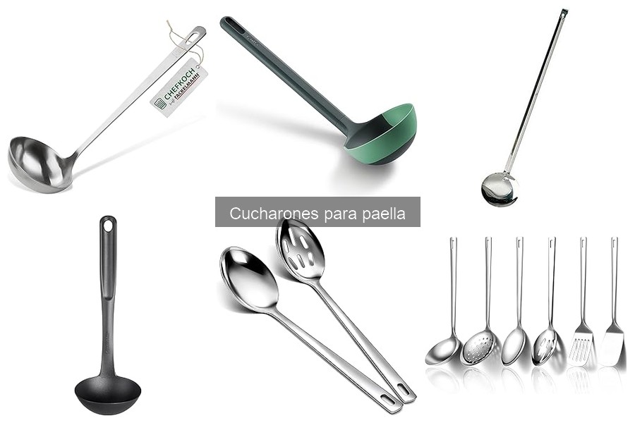 Mejores cucharones para paella en 2023: comparativa y opiniones