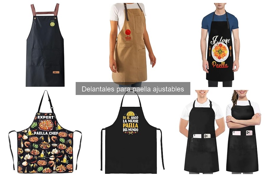 Mejores delantales para paella ajustables en comparación