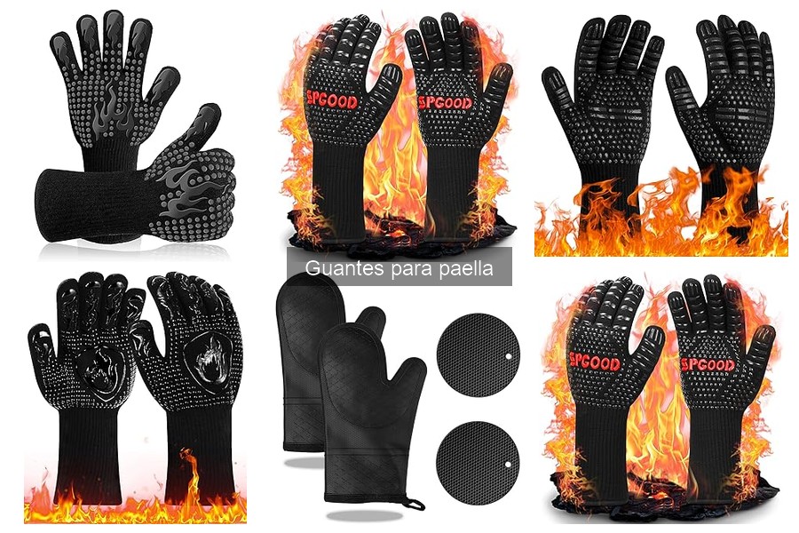 Mejores guantes para paella: comodidad y funcionalidad