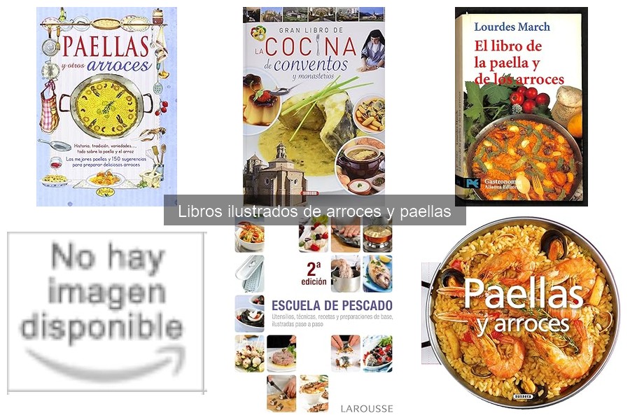 Mejores libros ilustrados de arroces y paellas