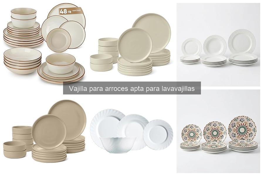 Mejores lugares para comprar vajilla para arroces apta para lavavajillas