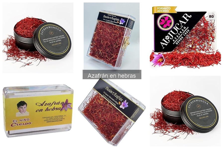 Mejores marcas de azafrán en hebras recomendadas