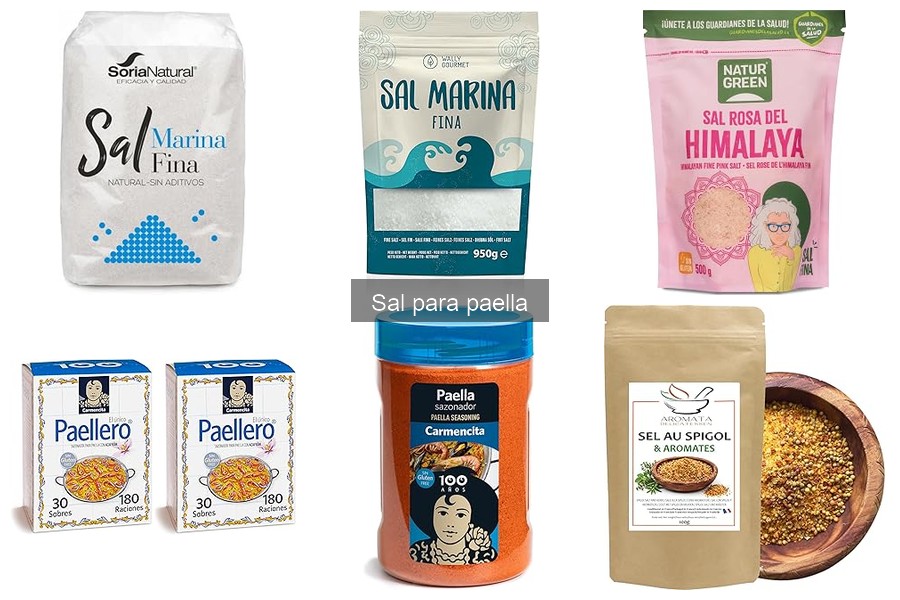 Mejores marcas de sal para paella en 2023: Comparativa