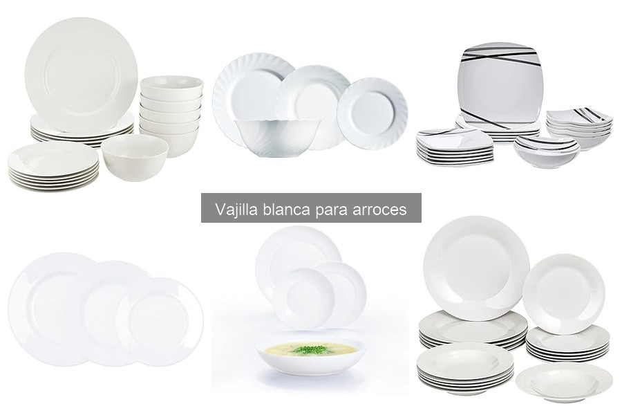 Mejores marcas de vajilla blanca para arroces en 2023