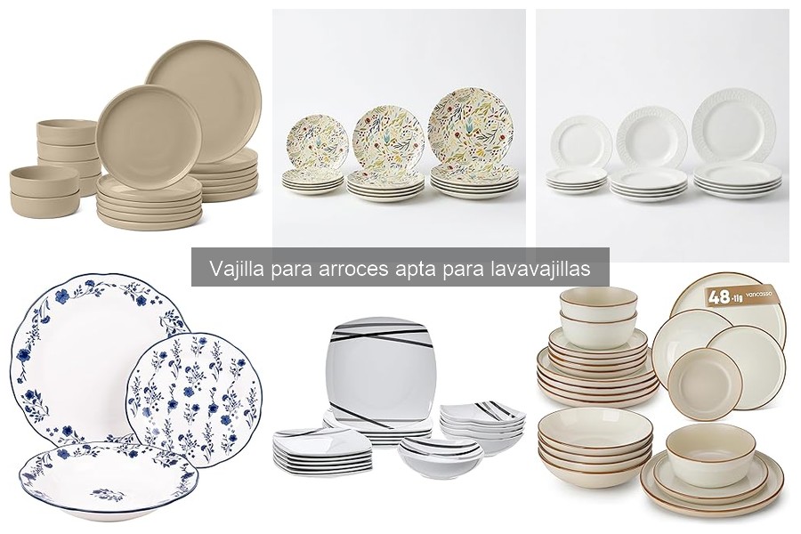 ** Mejores materiales para vajilla de arroces apta para lavavajillas
