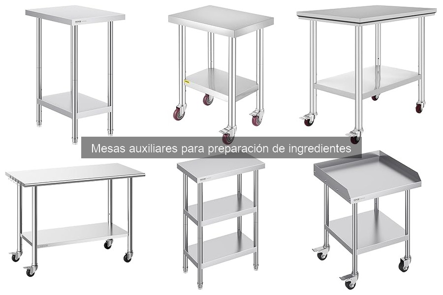 Mejores mesas auxiliares para cocinas pequeñas en 2023
