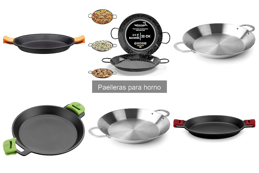 Mejores ofertas y precios de paelleras para horno