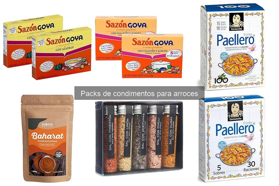 Mejores packs de condimentos para arroces a buen precio