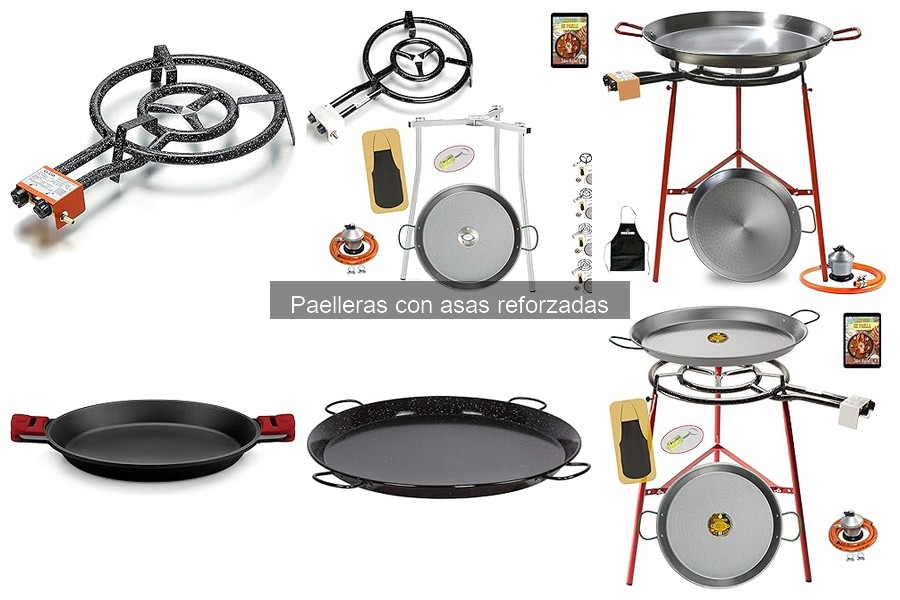 Mejores paelleras con asas reforzadas para el hogar
