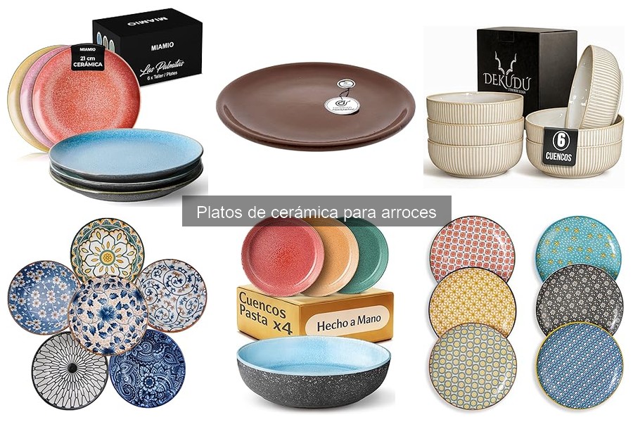 Mejores platos de cerámica para arroces: comparativa y opiniones