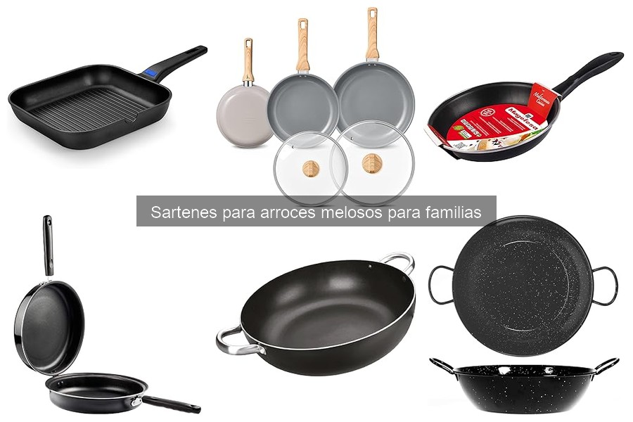 Mejores sartenes para arroces melosos en familia