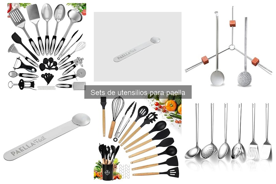 Mejores sets de utensilios para paella para principiantes