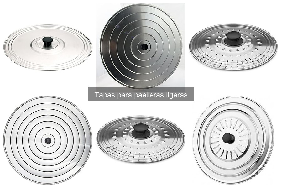Mejores tapas para paelleras ligeras: comparativa y recomendaciones