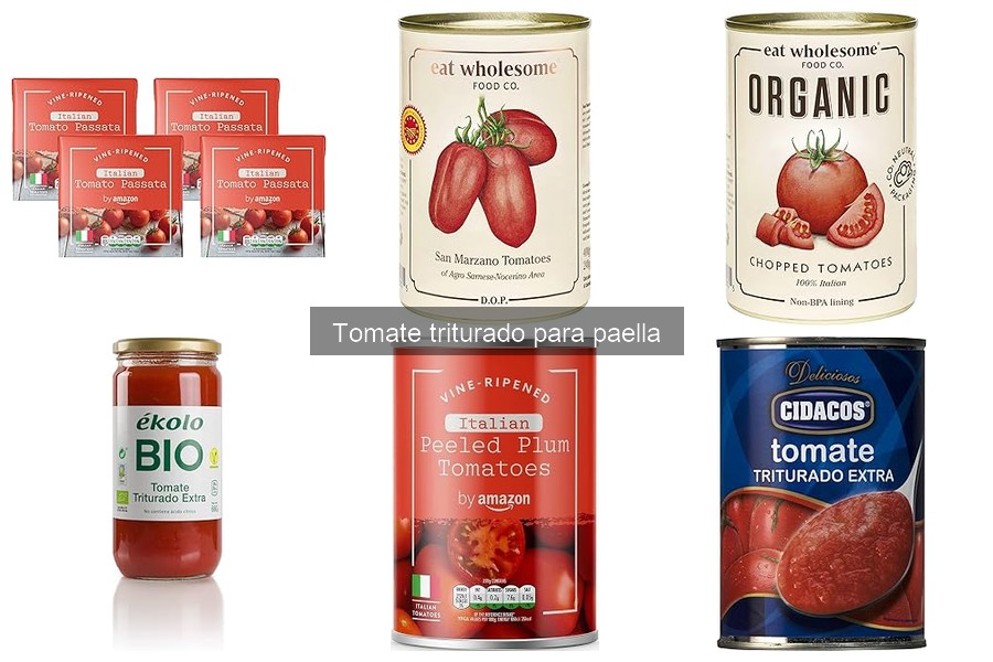 Mejores tomates triturados para paella: comparativa de marcas
