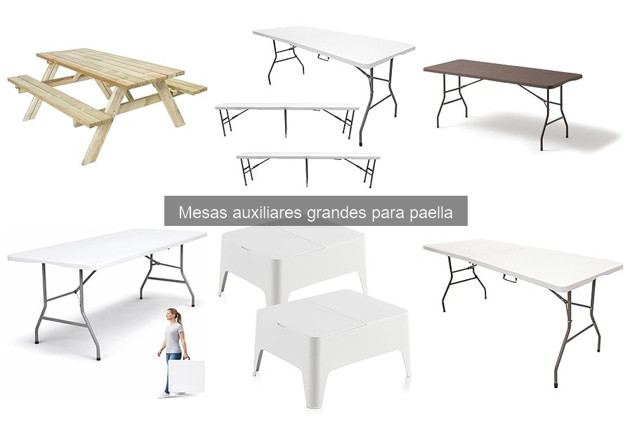 ¿Merece la pena una mesa auxiliar grande para paella?