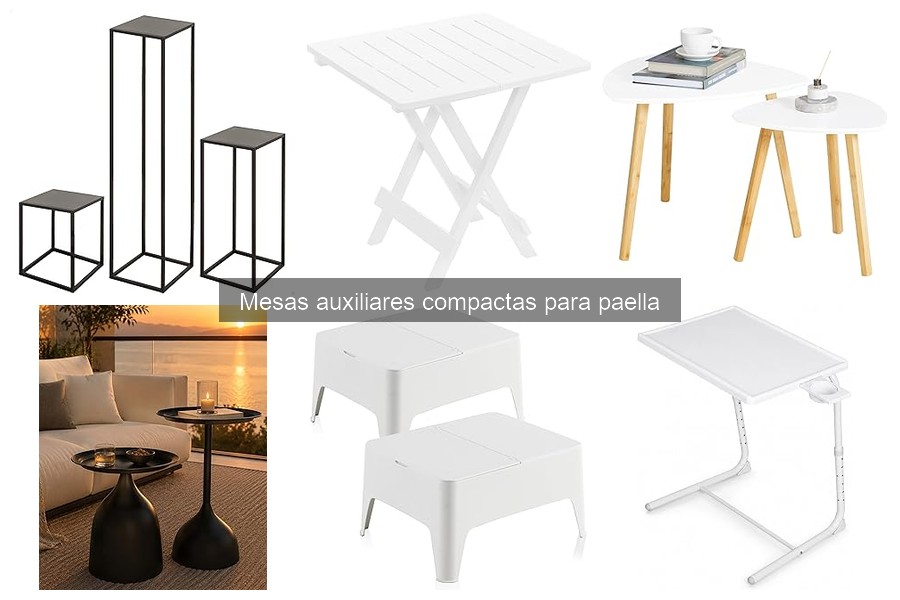Mesas Auxiliares Compactas para Paella: Características y Usos