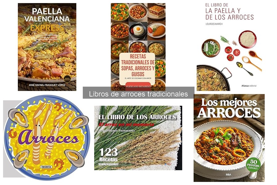 Nuevos libros de arroces tradicionales para 2024