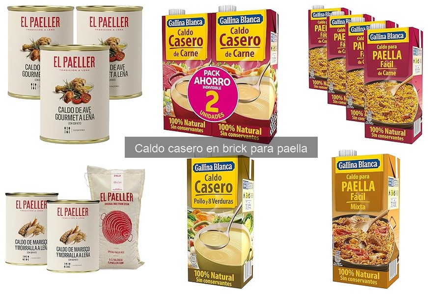 Ofertas para comprar caldo casero en brick para paella