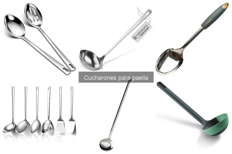 Opiniones de cucharones para paella de marcas reconocidas