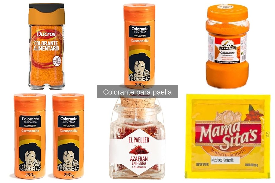 Opiniones sobre colorantes para paella: ¿qué dicen los usuarios?
