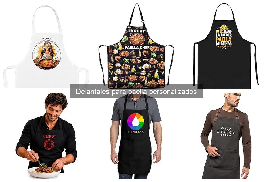 Opiniones sobre delantales personalizados para paella