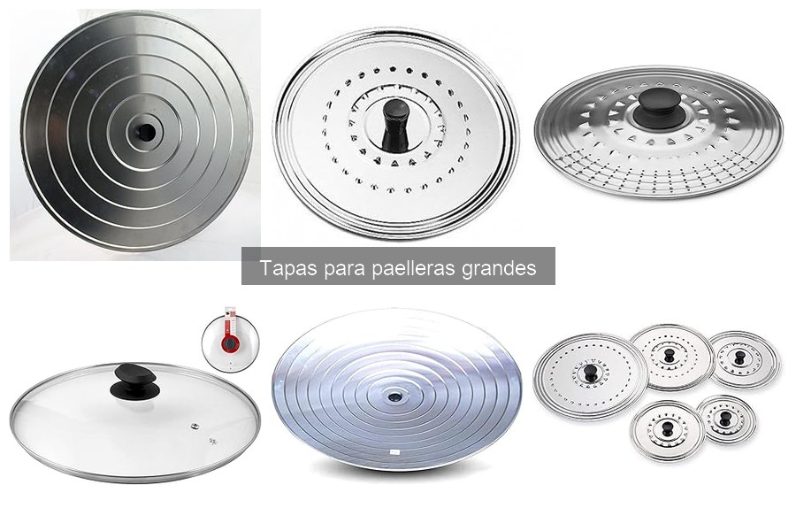 Opiniones sobre tapas para paelleras grandes en Amazon