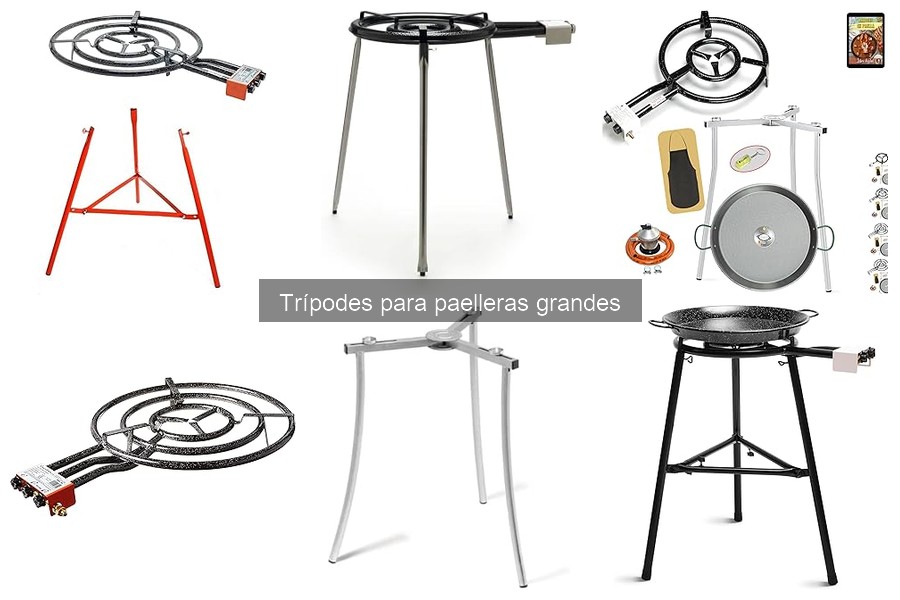 Opiniones sobre trípodes para paelleras grandes
