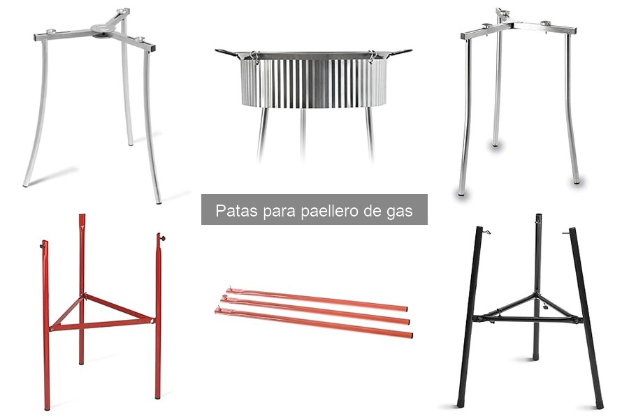 Patas para paellero de gas: características y funciones