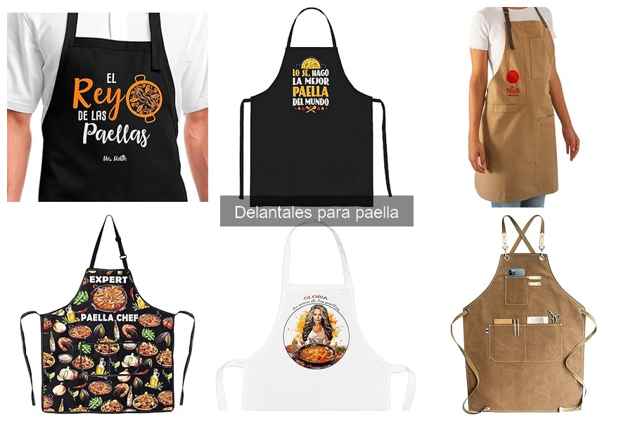 Personaliza tu delantal para paella: opciones únicas y creativas