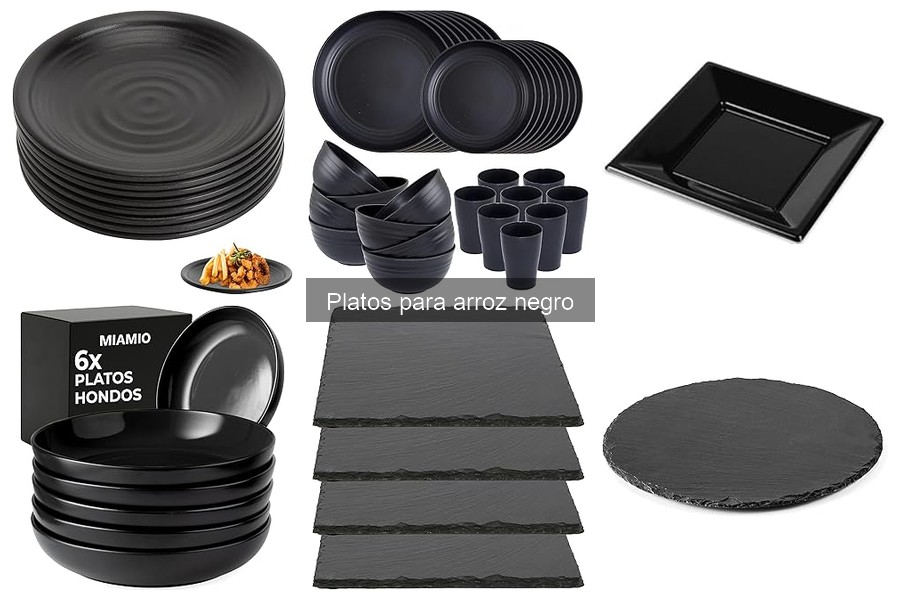 Platos de arroz negro: ¿cuáles son los más fáciles de limpiar?